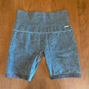 Blue bike shorts